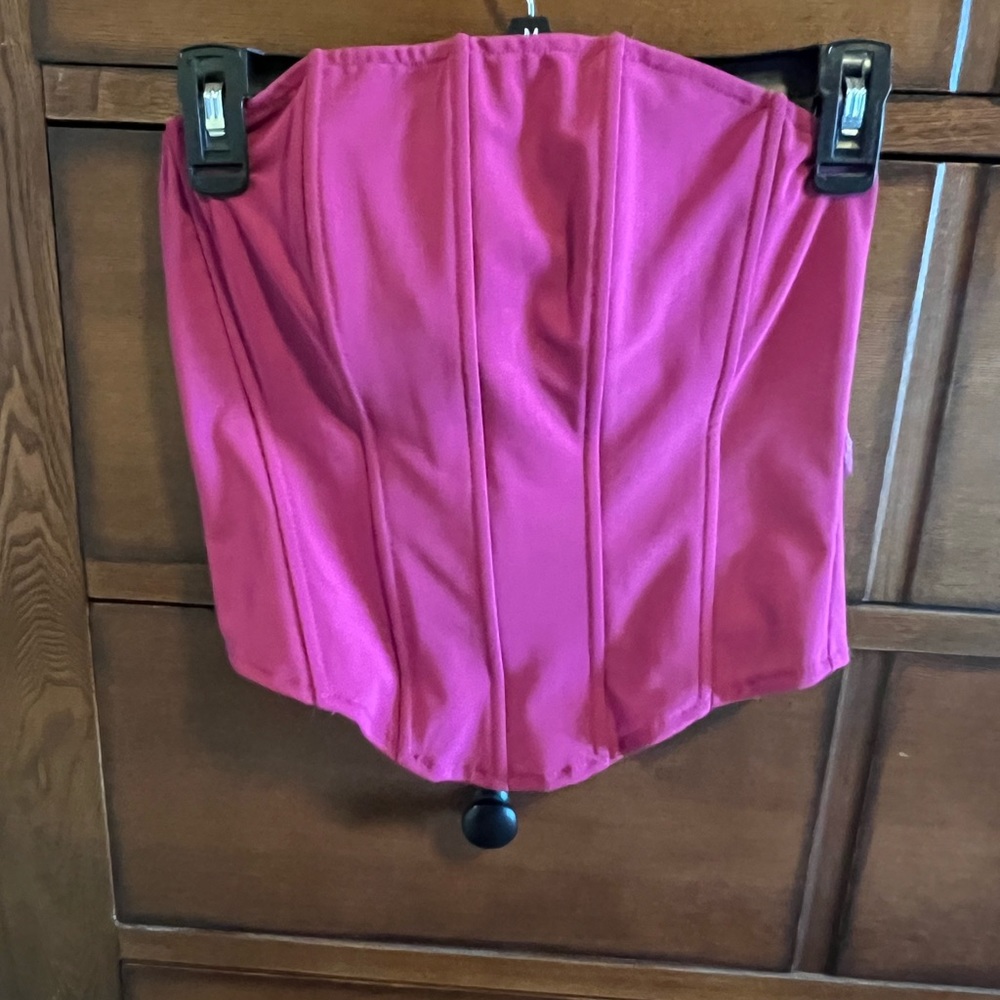 Cute Ribbed Corset top